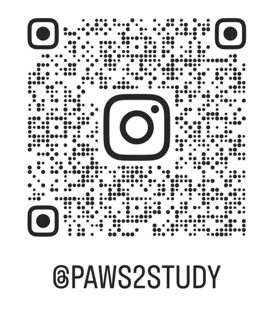 QR-Code für den Instagram-Kanal von Paws2Study