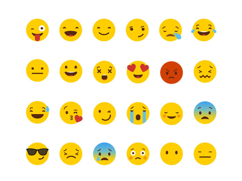 Übersicht bekannter Emojis